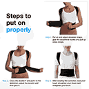 Back Brace Posture Corrector for Women & Men Back Lumbar Support Shoulder Posture Support for Improve Posture & Back Pain Relief